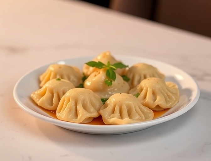 Geleneksel Dana Etli Mantı